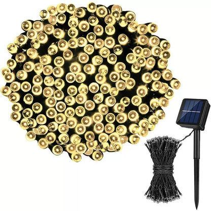 Pack 2x1 Luces De Navidad Solar 20mts