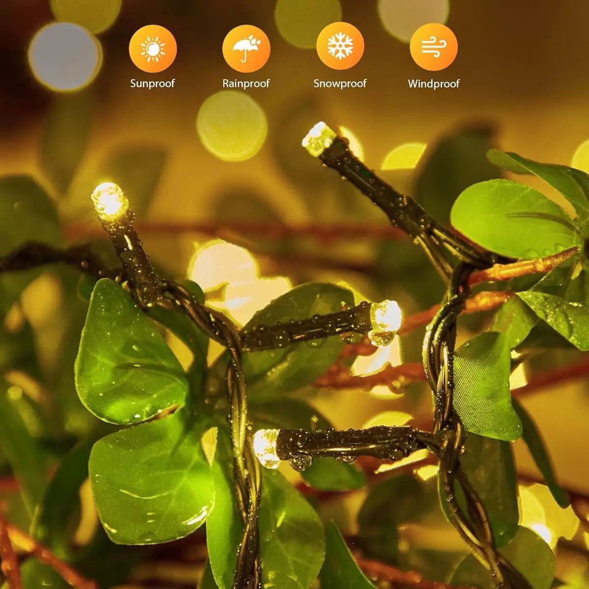 Pack 2x1 Luces De Navidad Solar 20mts
