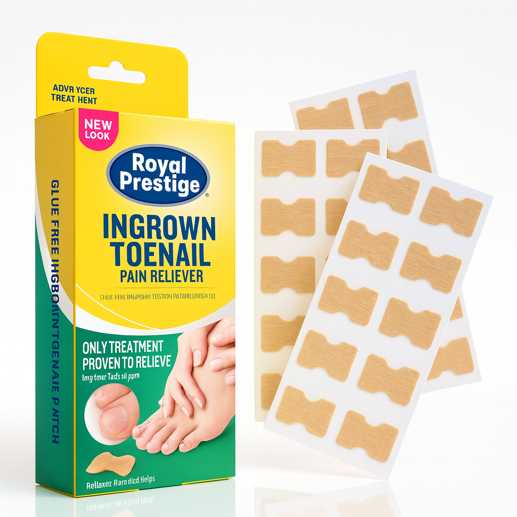 🌿 50 Parches Correctores para Uñas Encarnadas 2X1 (100 en total)