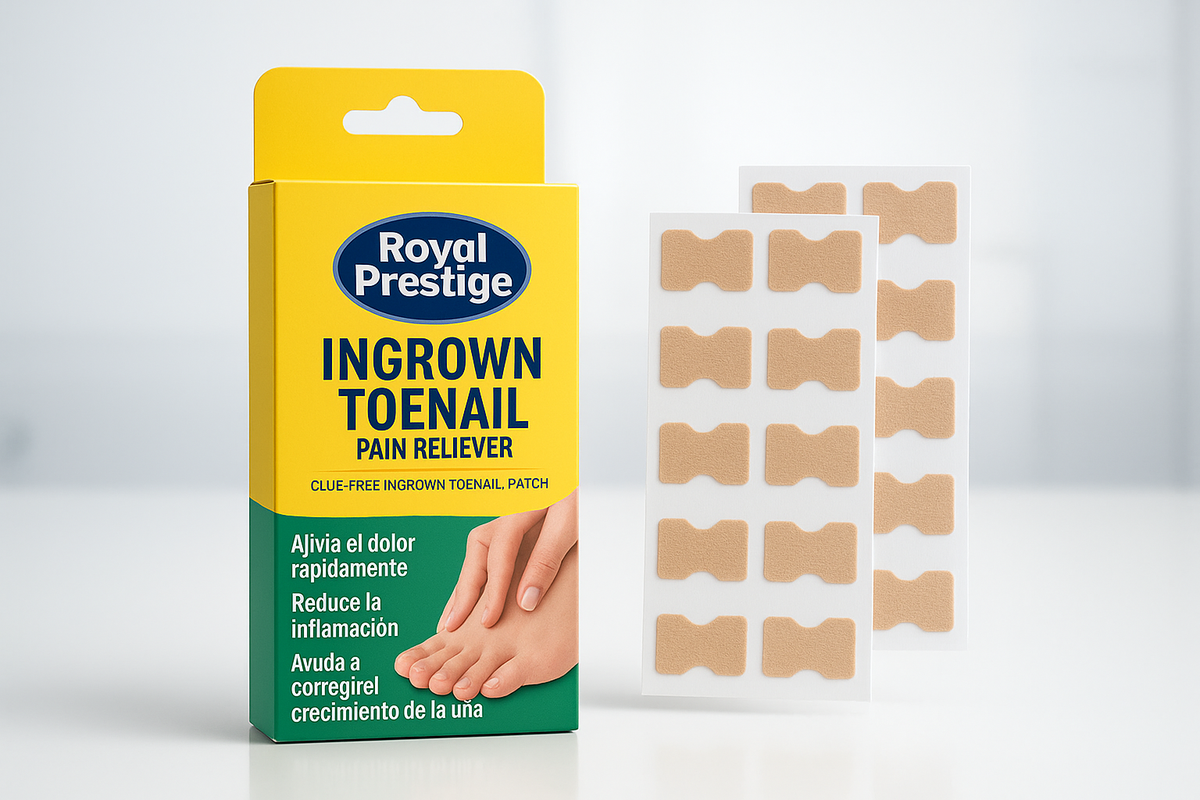 🌿 50 Parches Correctores para Uñas Encarnadas 2X1 (100 en total)