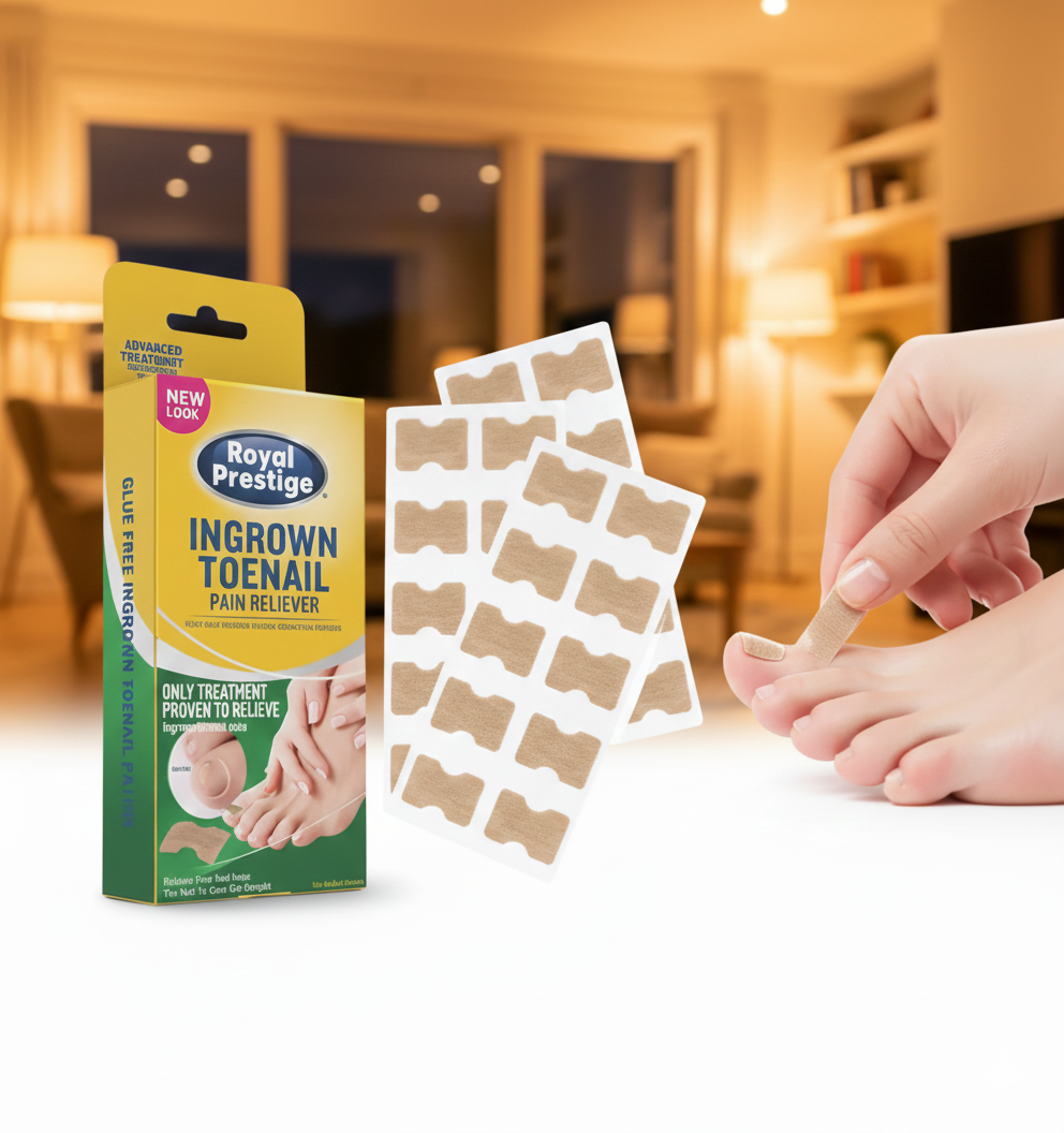 🌿 50 Parches Correctores para Uñas Encarnadas 2X1 (100 en total)
