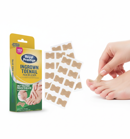 🌿 50 Parches Correctores para Uñas Encarnadas 2X1 (100 en total)