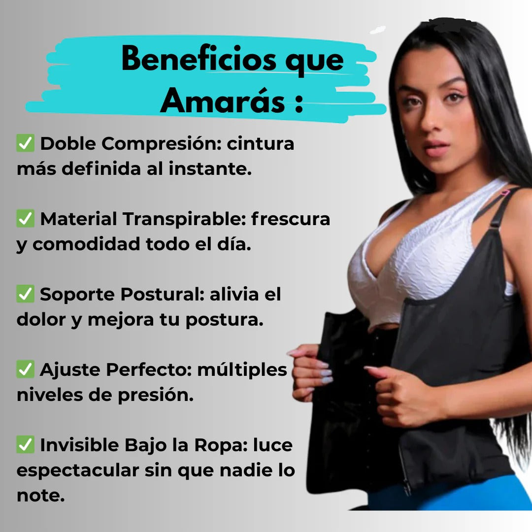 Faja Reductora 360 Doble Broche