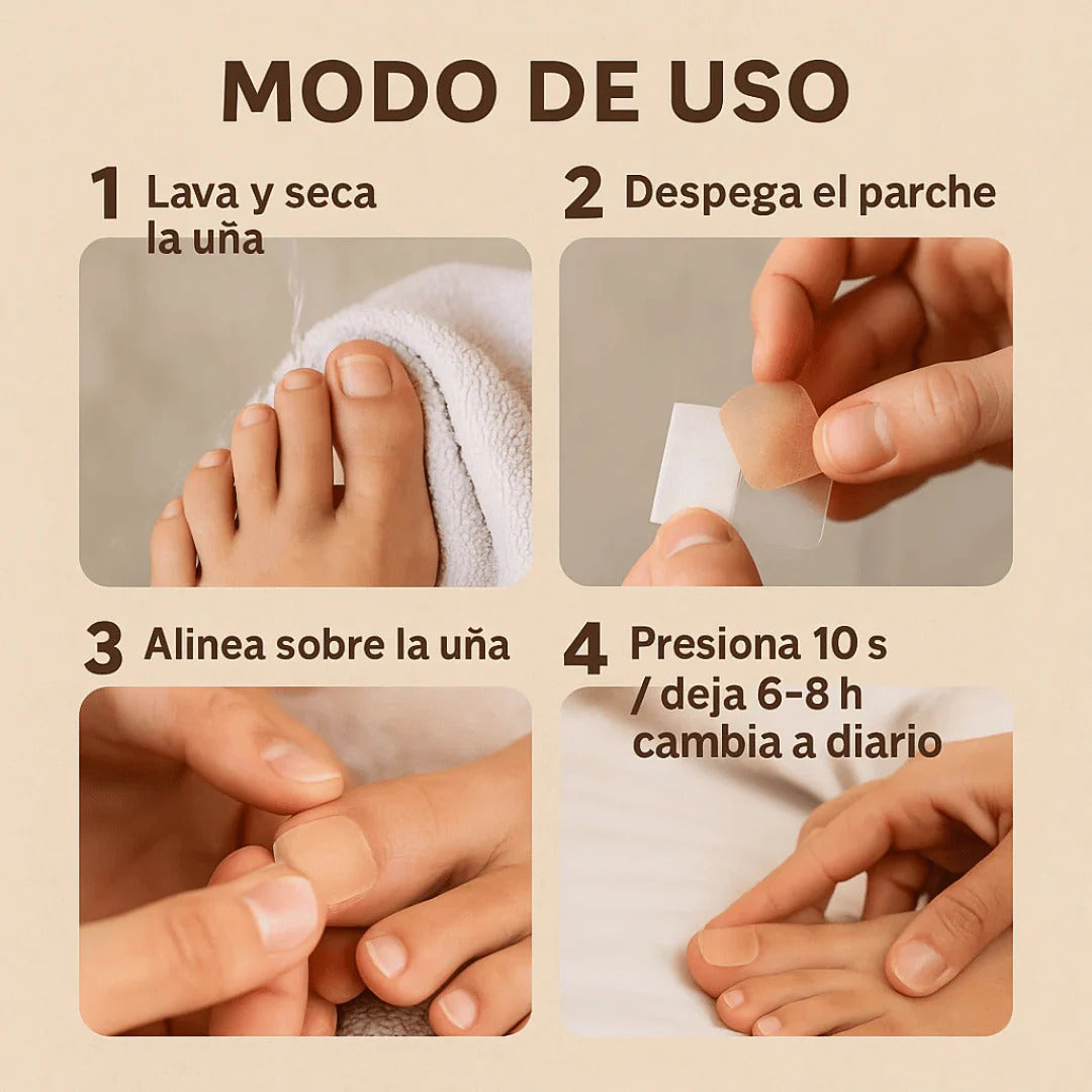 3X1 Parche Elimina Hongos en Uñas Pack 3 Cajas de 16 unidades