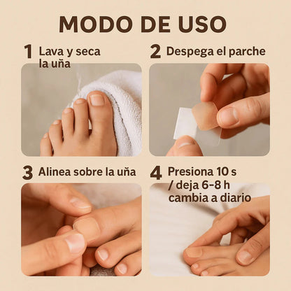 3X1 Parche Elimina Hongos en Uñas Pack 3 Cajas de 16 unidades