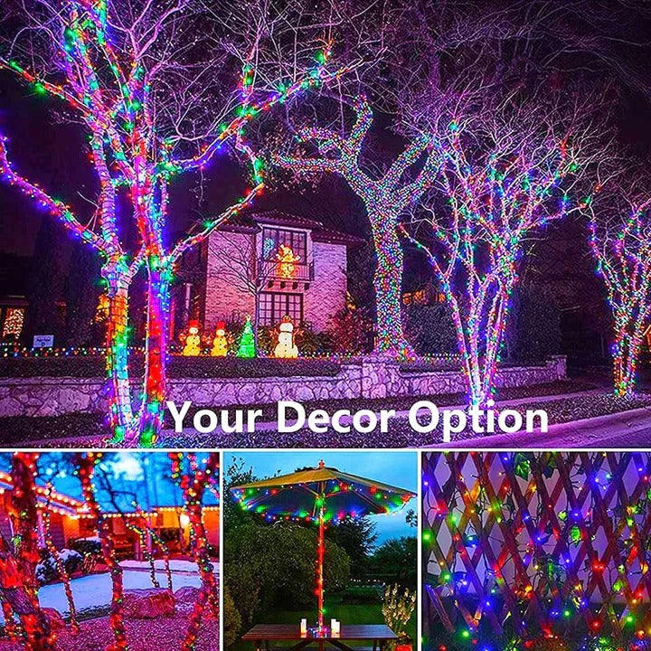 Pack 2x1 Luces De Navidad Solar 20mts