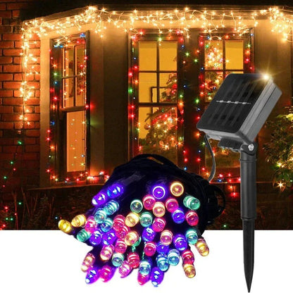 Pack 2x1 Luces De Navidad Solar 20mts