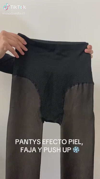 Pack 2 Pantimedias Moldeadoras De Cintura Push Up